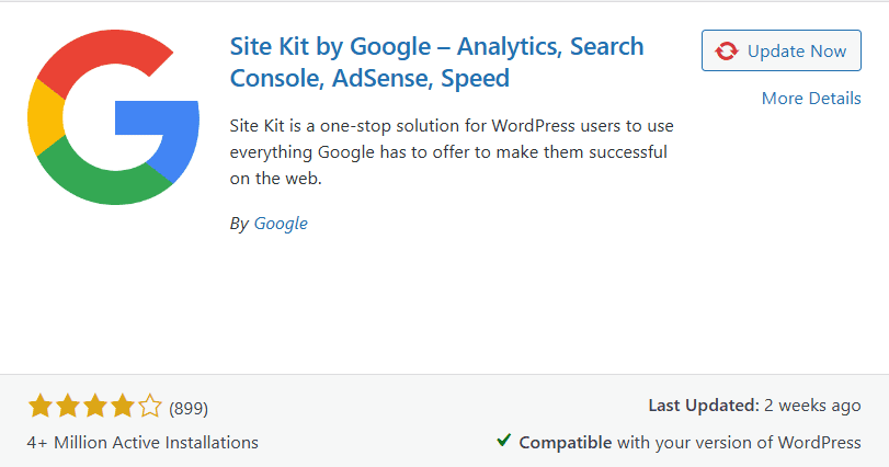google sitekit