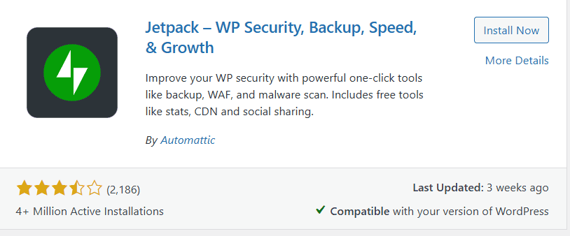 jetpack wordpress backup plugin 