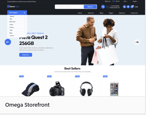 Omega Storefront theme