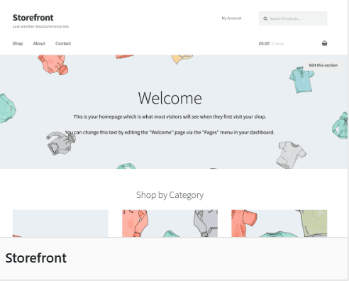 Storefront theme