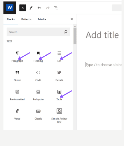 wordpress post setting