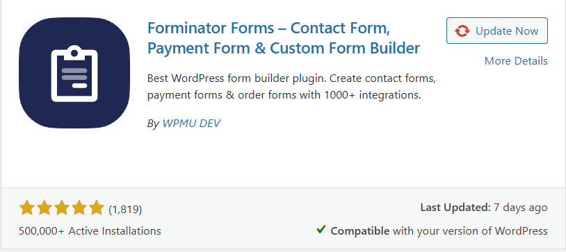 Wordpress Contact Form Plugin