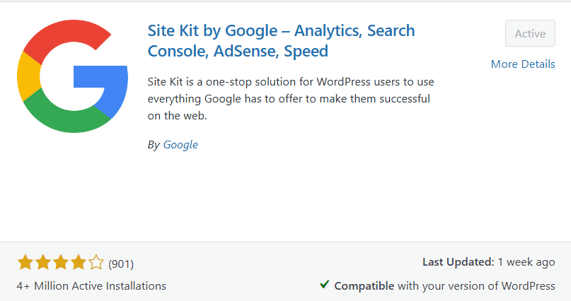 Site kit by google