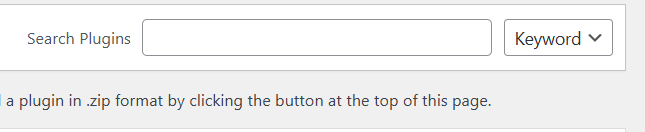 plugin search baar