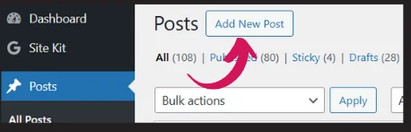 wordpress post