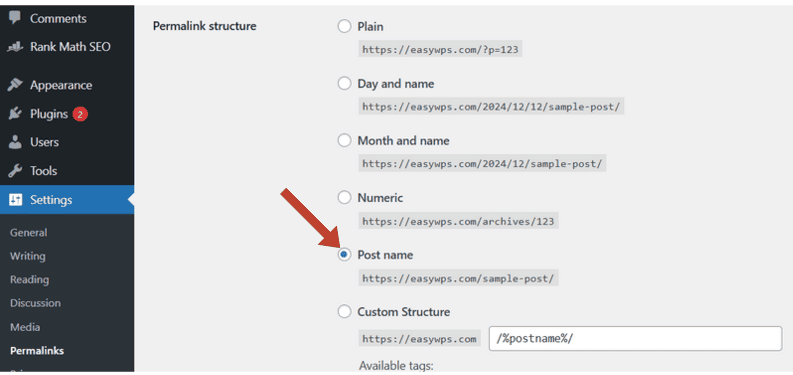 Wordpress SEO