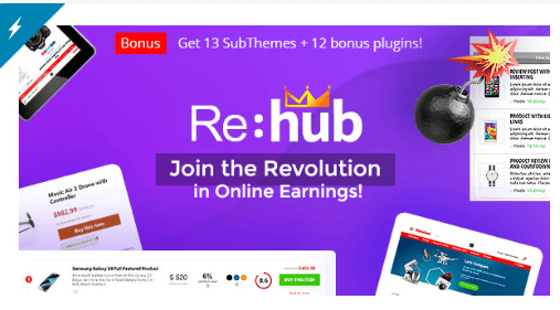 REHub theme affiliate marketing