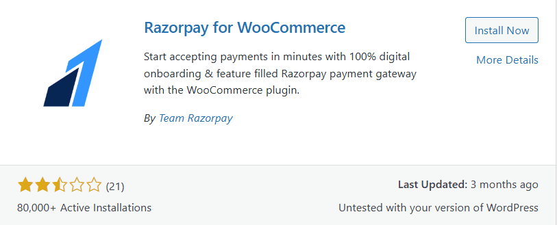 Razorpay WordPress Plugin 